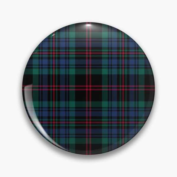 Daly tartan pinback button