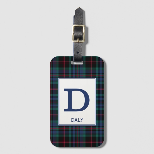 Clan Daly Tartan Bag Tag