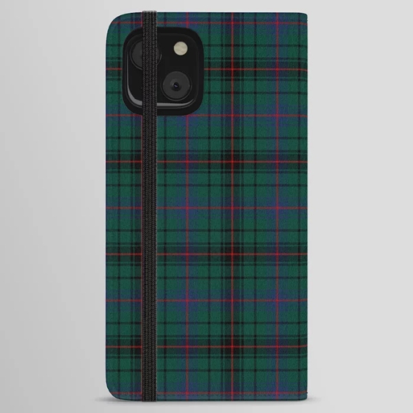 Davidson tartan iPhone wallet case