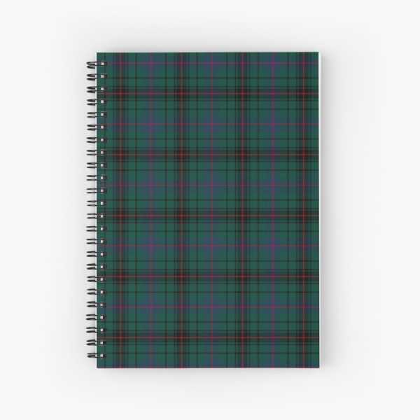 Davidson tartan spiral notebook