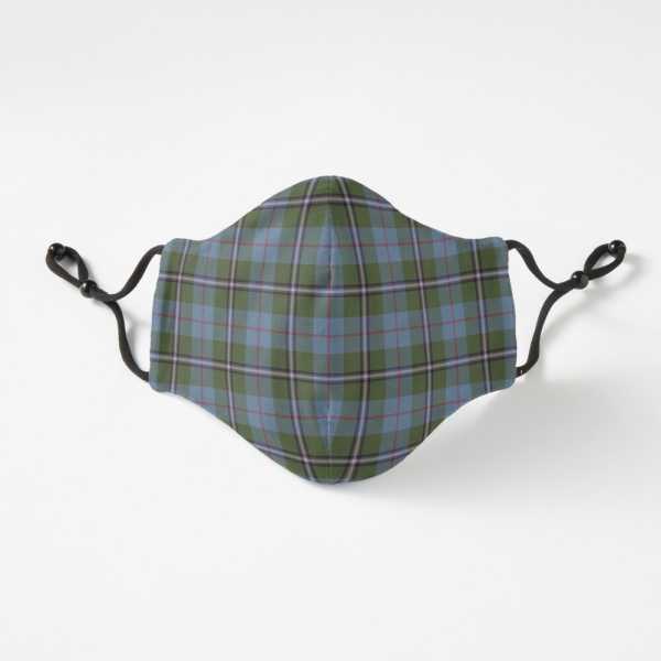 Royal Deeside District tartan fitted face mask