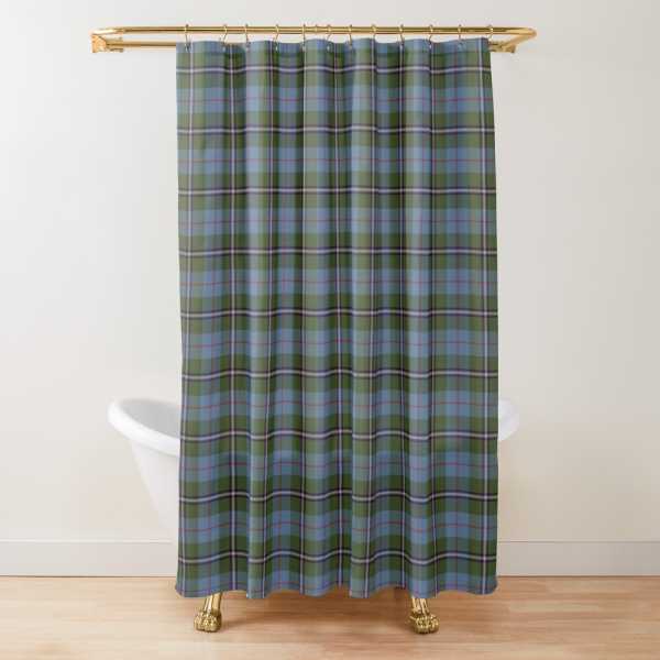 Royal Deeside District tartan shower curtain