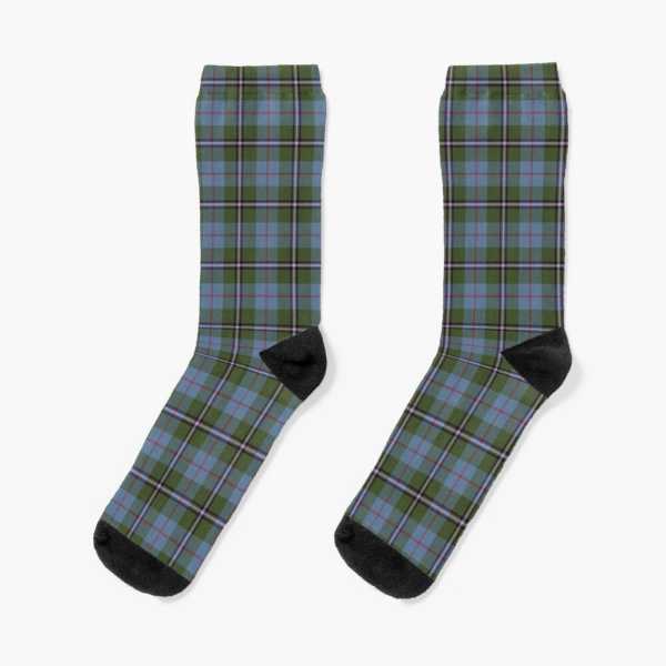 Royal Deeside District tartan socks