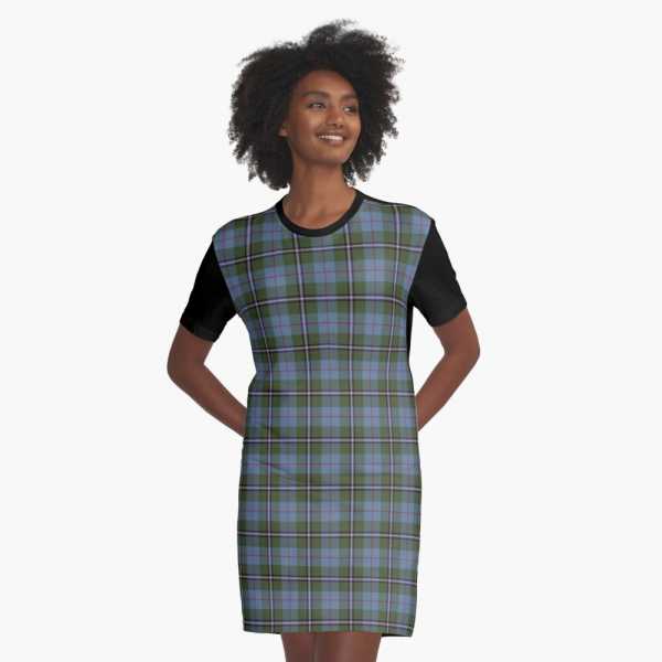 Royal Deeside District tartan tee shirt dress