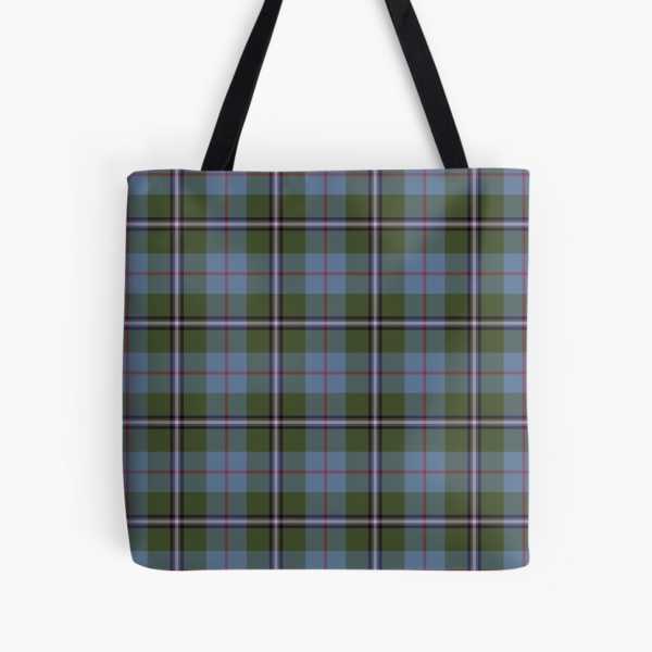 Royal Deeside District tartan tote bag