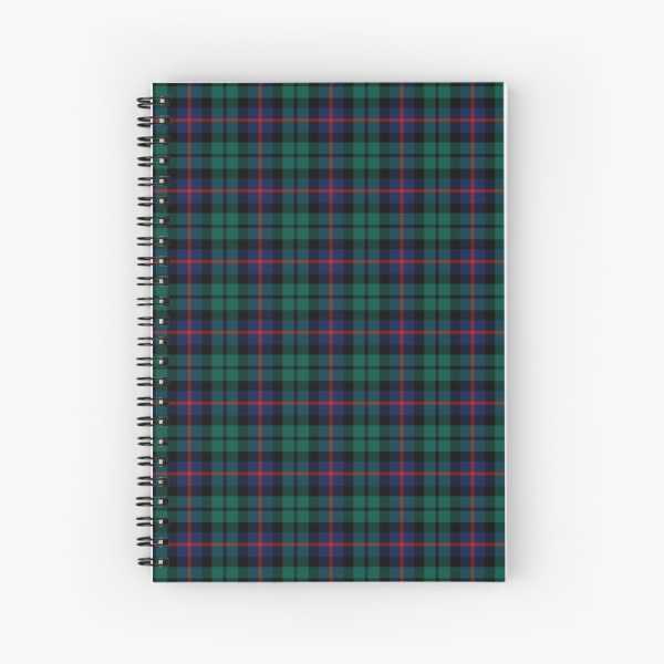 Denholm District tartan spiral notebook