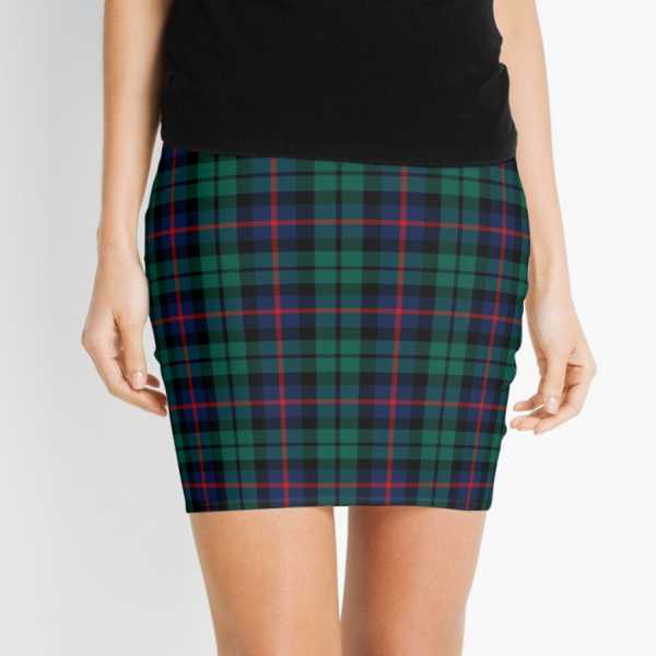 Denholm District tartan mini skirt
