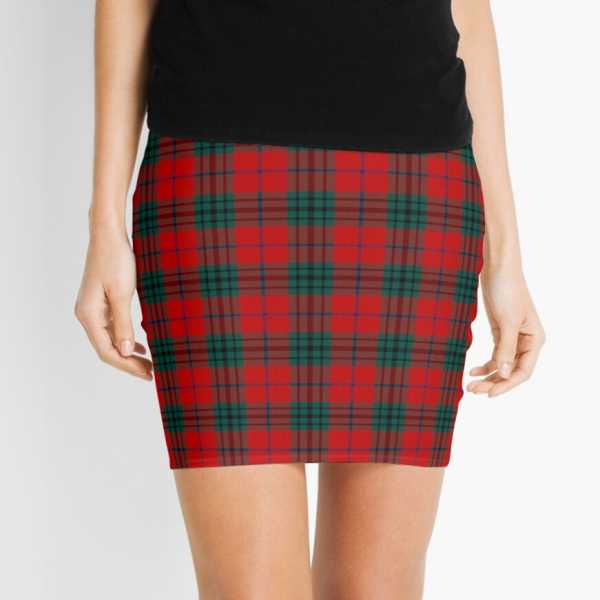 Denny tartan mini skirt