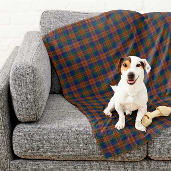 Dorward tartan pet blanket