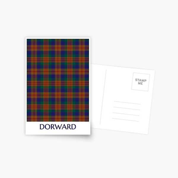 Dorward tartan postcard
