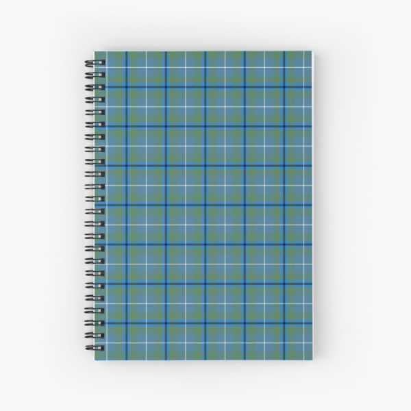 Douglas Ancient tartan spiral notebook