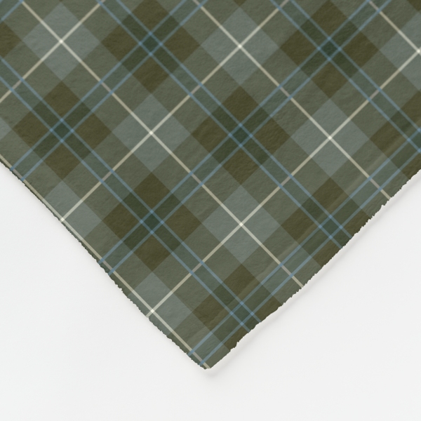 Douglas Weathered tartan fleece blanket