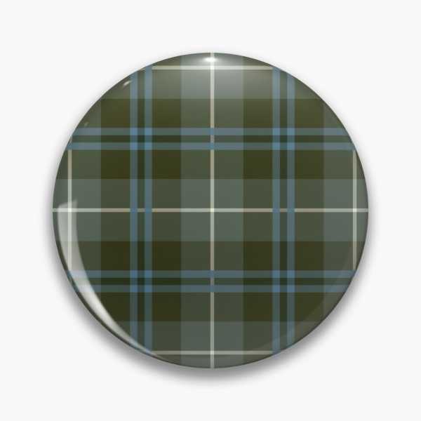 Douglas Weathered tartan pinback button