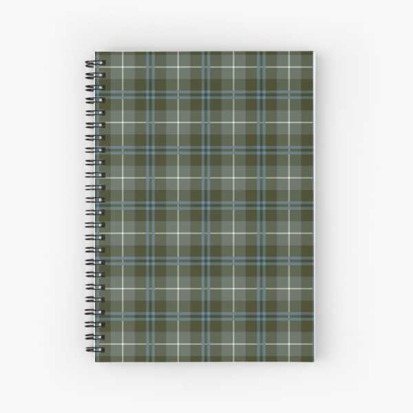 Douglas Weathered tartan spiral notebook