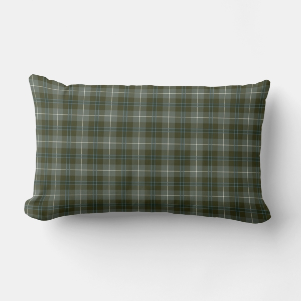 Douglas Weathered tartan lumbar cushion