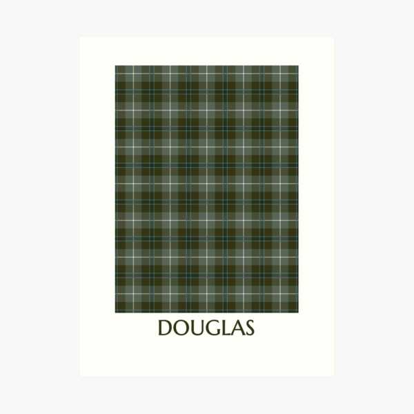 Douglas Weathered tartan art print