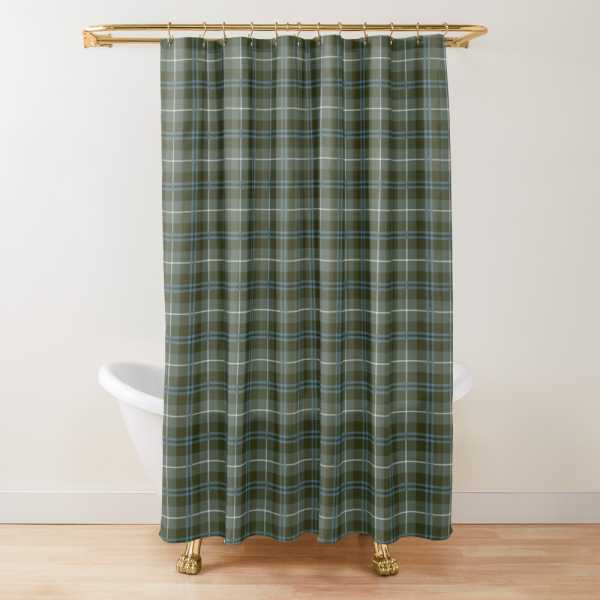 Douglas Weathered tartan shower curtain