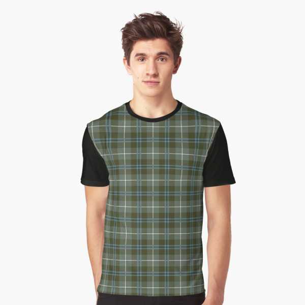 Douglas Weathered tartan tee shirt