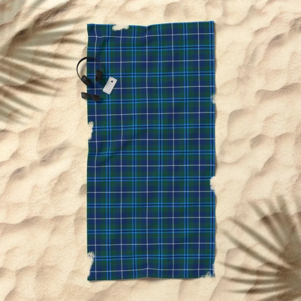 Clan Douglas Tartan Beach Towel