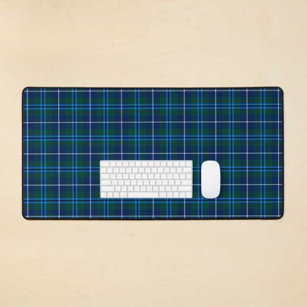 Douglas tartan desk mat