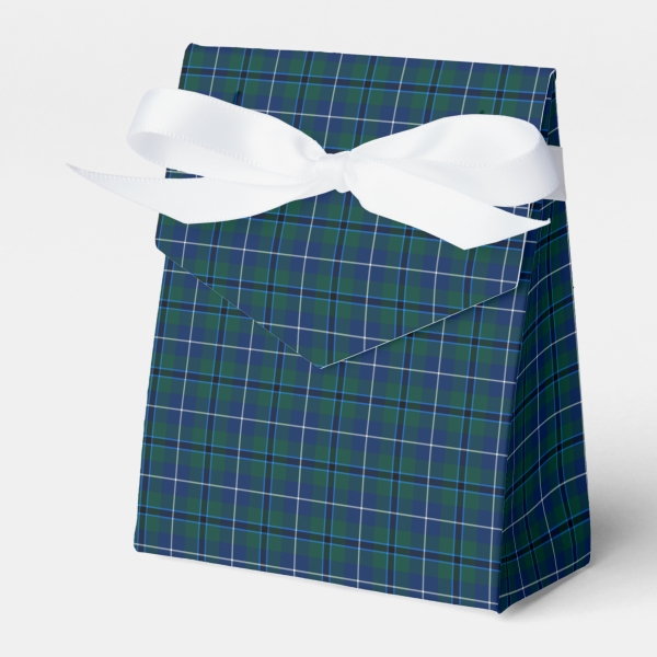 Douglas tartan favor box