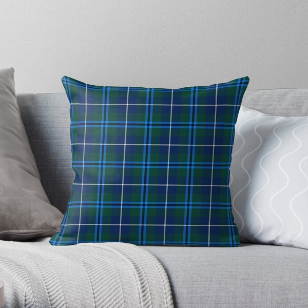 Douglas tartan throw pillow