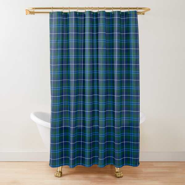 Douglas tartan shower curtain