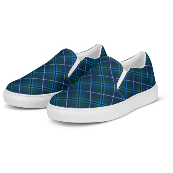 Douglas tartan men's slip-on shoes