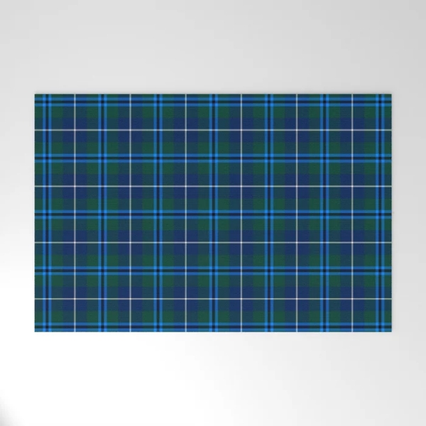 Douglas tartan welcome mat