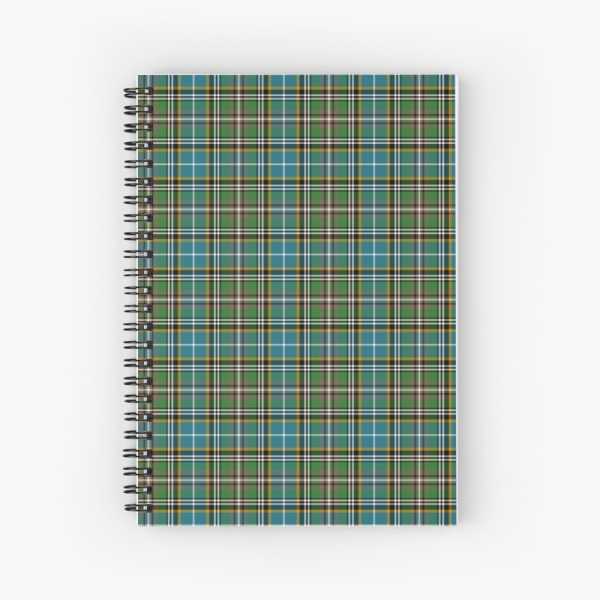 Dowling tartan spiral notebook