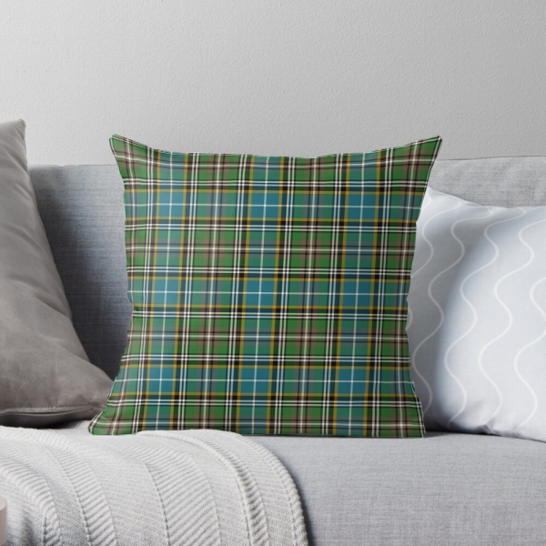 Dowling tartan throw pillow