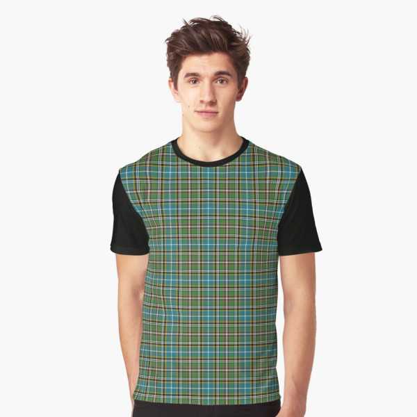 Dowling tartan tee shirt