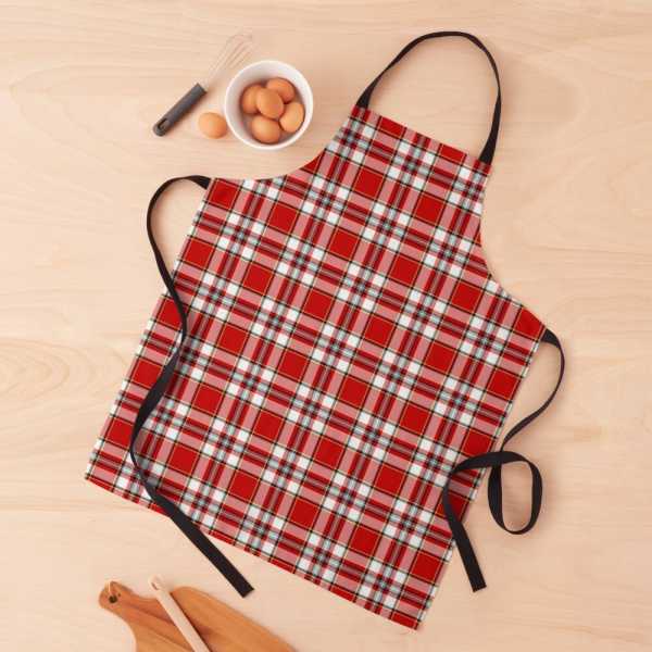 Drummond Dress tartan apron