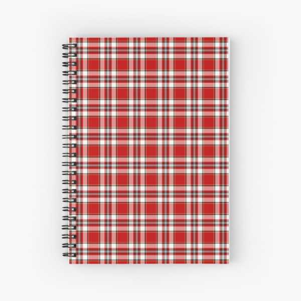 Drummond Dress tartan spiral notebook