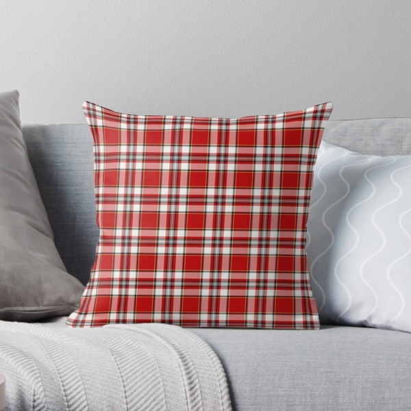 Drummond Dress tartan throw pillow