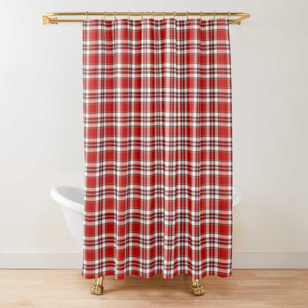Drummond Dress tartan shower curtain