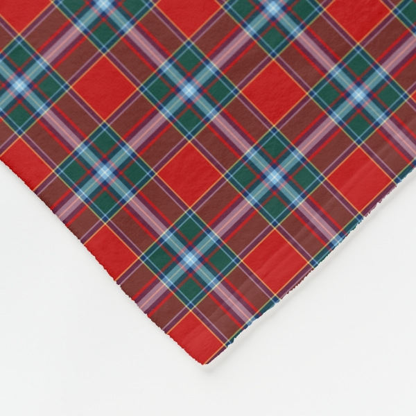 Drummond tartan fleece blanket