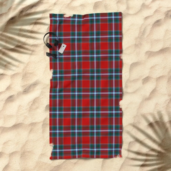 Drummond tartan beach towel