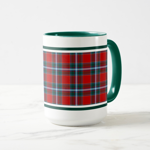Clan Drummond tartan coffee mug from Plaidwerx.com
