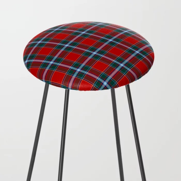 Drummond tartan counter stool