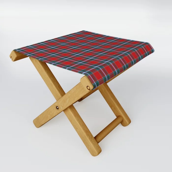 Drummond tartan folding stool