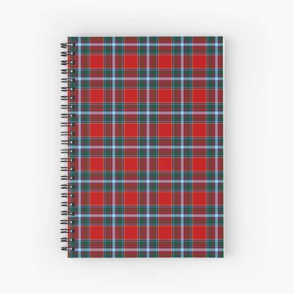 Drummond tartan spiral notebook