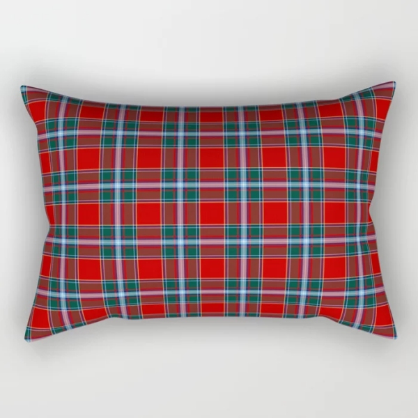 Drummond tartan rectangular throw pillow