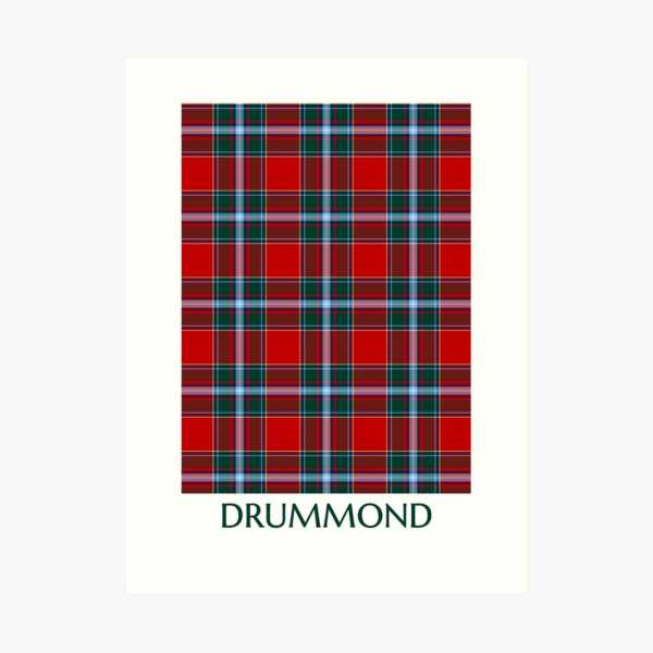 Drummond tartan art print