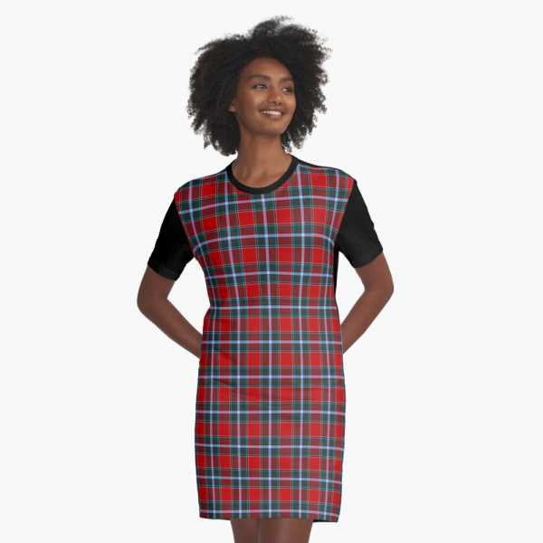 Drummond tartan tee shirt dress