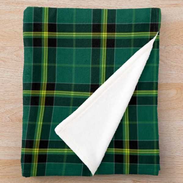 Duffy tartan fleece throw blanket