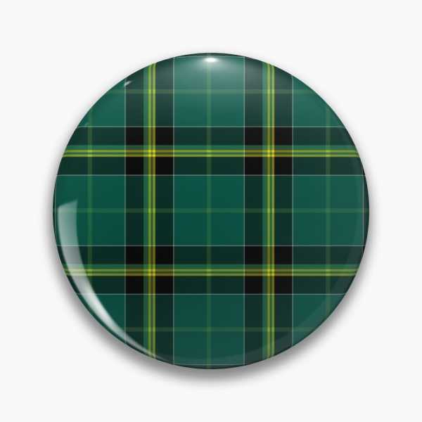 Duffy tartan pinback button