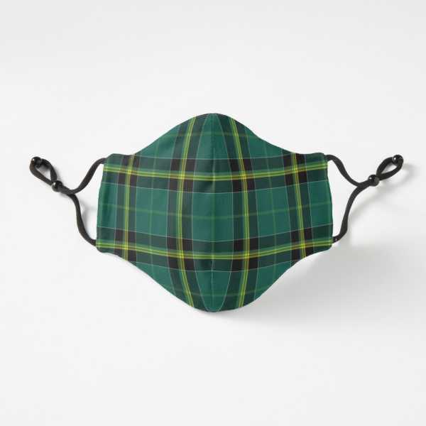Duffy tartan fitted face mask