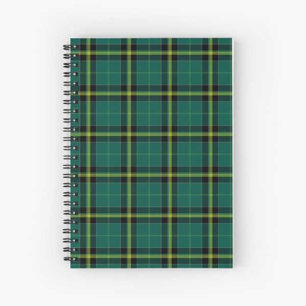 Duffy tartan spiral notebook