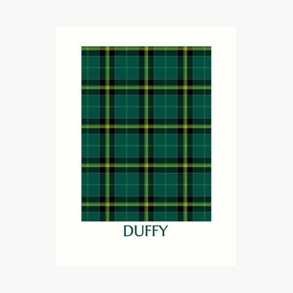 Duffy tartan art print